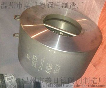 美日德H76Y美标高压锻造对夹双瓣止回阀